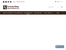 Tablet Screenshot of groomsshop.com